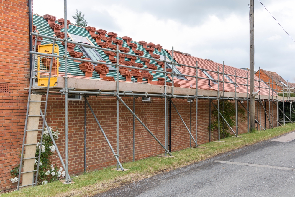 Recent roofing project